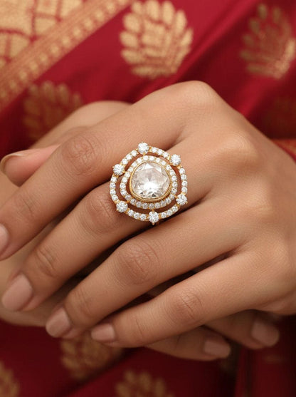 Imperial Radiance Ring (Pure Silver) - White