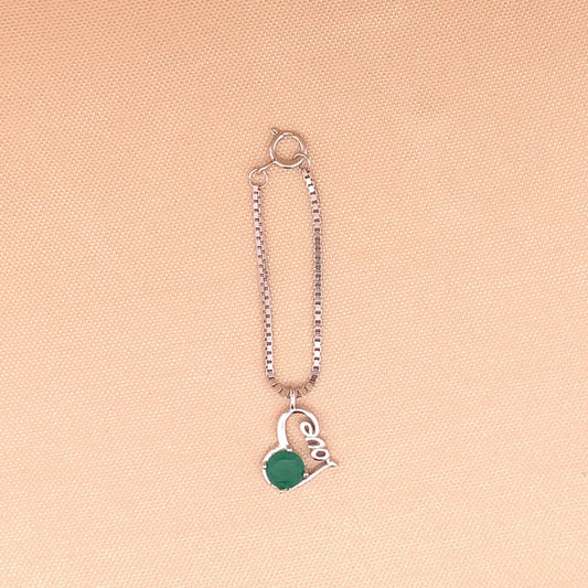 Love Heart Watch Charm (Pure Silver) - Silver
