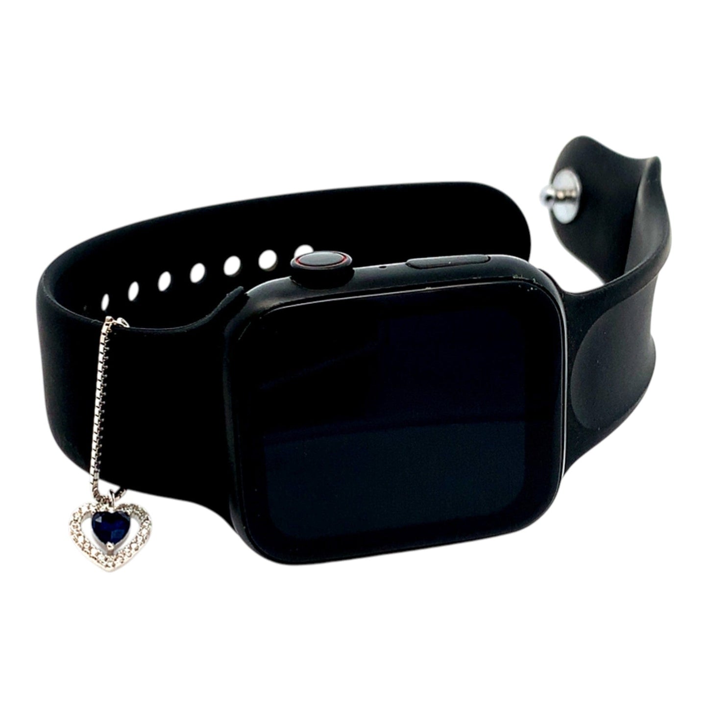 Heart Watch Charm (Pure Silver) - Silver