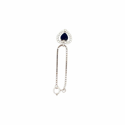 Heart Watch Charm (Pure Silver) - Silver