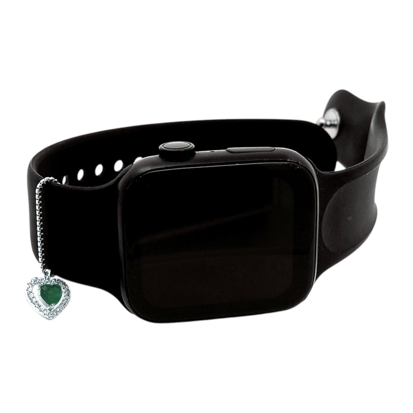 Heart Watch Charm (Pure Silver) - Silver