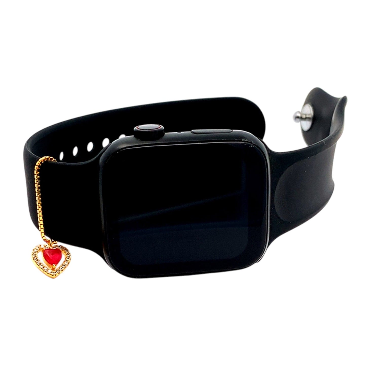 Heart Watch Charm (Pure Silver) - Gold