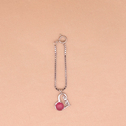 Love Heart Watch Charm (Pure Silver)