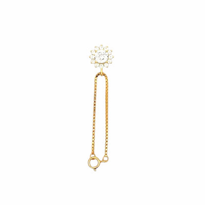 Sunflower Watch Charm (Pure Silver) - Gold