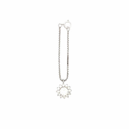 Sunflower Watch Charm (Pure Silver) - Silver