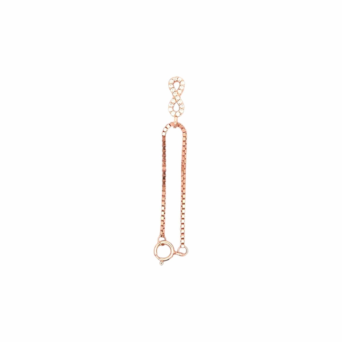 Infinity Watch Charm (Pure Silver) - Rose Gold