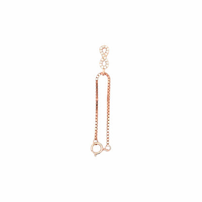 Infinity Watch Charm (Pure Silver) - Rose Gold
