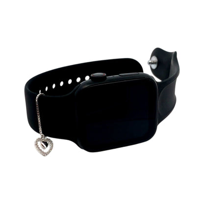 Nested Heart Watch Charm (Pure Silver) - Silver