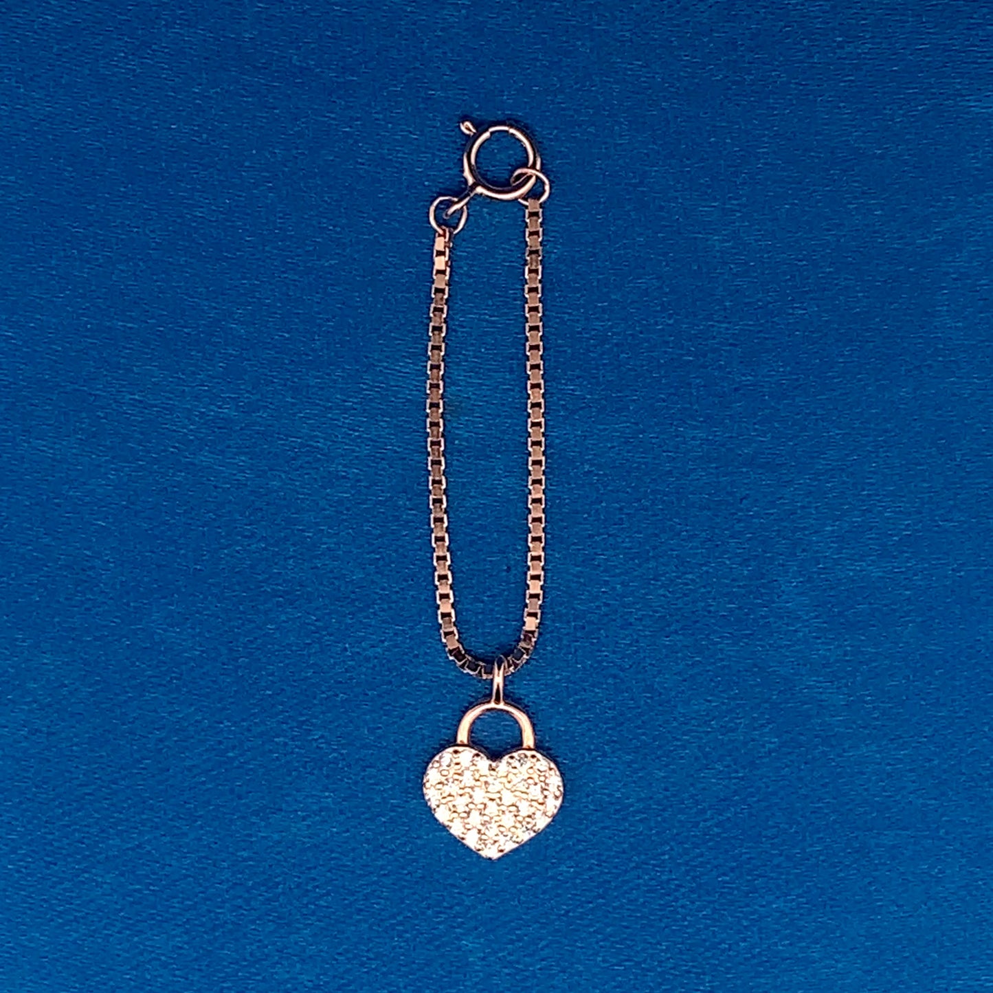 Love Lock Watch Charm Rose Gold