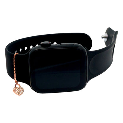Love Lock Watch Charm (Pure Silver) - Rose Gold