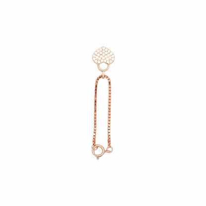 Love Lock Watch Charm (Pure Silver) - Rose Gold