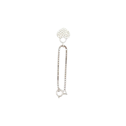 Love Lock Watch Charm (Pure Silver) - Silver