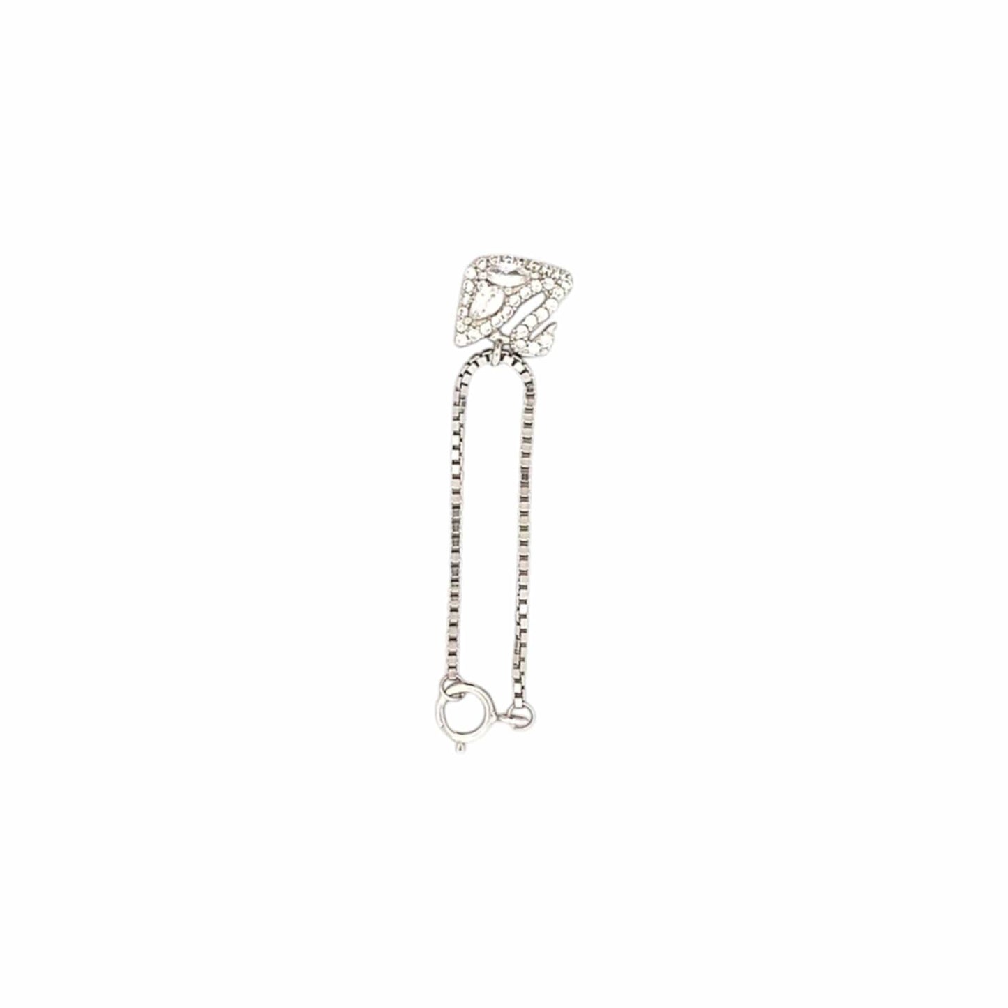 Dazzling Swan Watch Charm (Pure Silver) - Silver