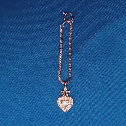 Crowned Heart Watch Charm