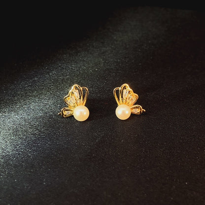 Half Butterfly Wings Stud Earrings