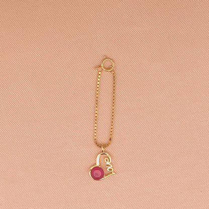 Love Heart Watch Charm (Pure Silver)