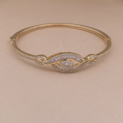 Mystic Eye Cuff Bracelet (Pure Silver)