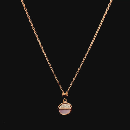 Circle Drop Pendant Chain