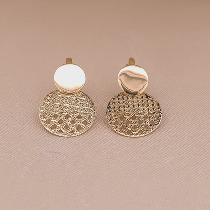 Round Huggie Earrings