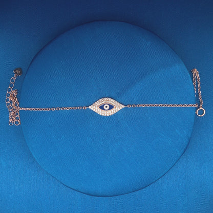 Iconic Evil Eye Single Anklet