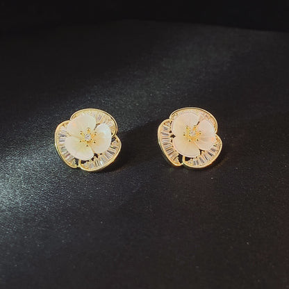 Floral Fusion Stud Earrings