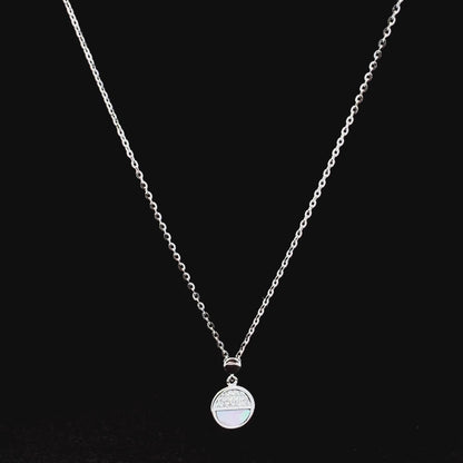 Circle Drop Pendant Chain