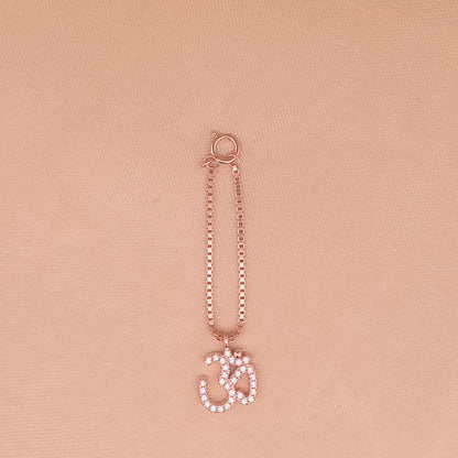 OM Watch Charm (Pure Silver) - Rose Gold