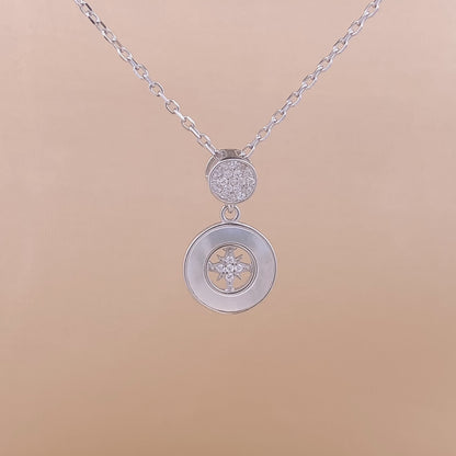 Round Northstar Pendant Chain (Pure Silver)