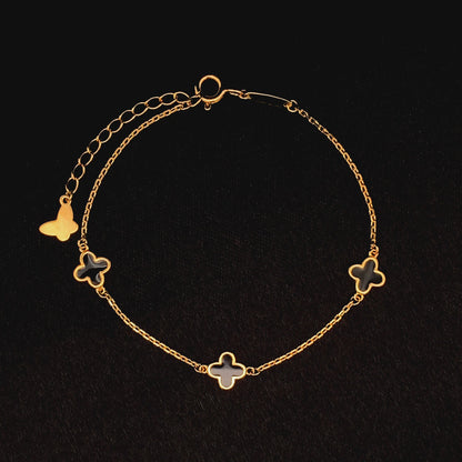 3 Clover Bracelet (Pure Silver)