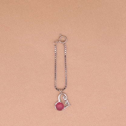 Love Heart Watch Charm (Pure Silver)