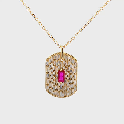 Valor Pendant Chain (Pure Silver) - Gold