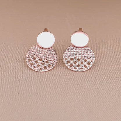 Round Huggie Earrings