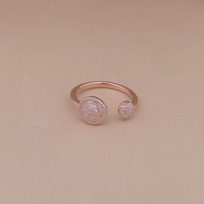 Round Bloom Adjustable Ring