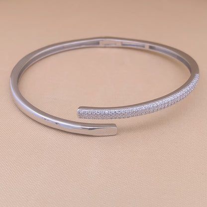 Zirconia Cuff Bracelet