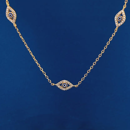 Evil Eye Pendant Chain