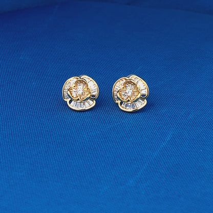 Blooming Flower Stud Earrings