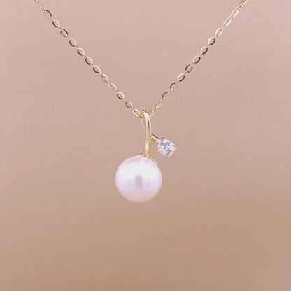 Pearl Essence Pendant Chain (Pure Silver) - Gold