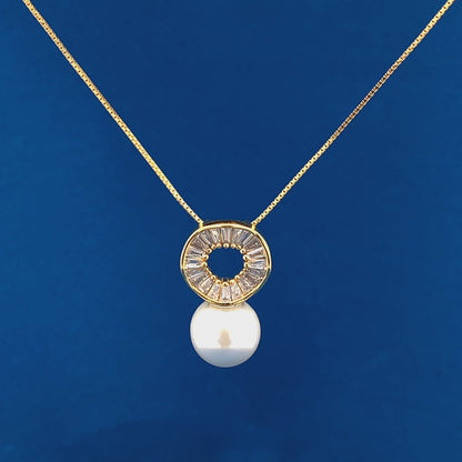 Pearl Pendant Chain (Pure Silver)