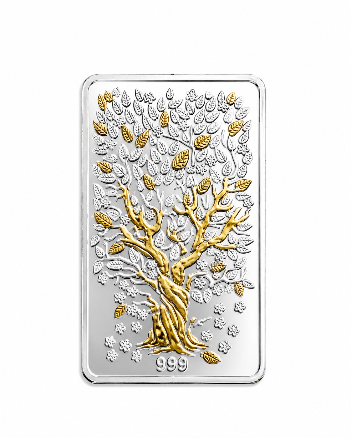 Silver Bar 999 Pure Silver Lucky Banyan Tree - 10g
